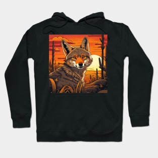 Wolf in the sunset gift ideas Hoodie